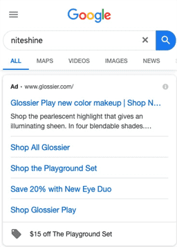 Quảng cáo Google bóng bẩy hơn