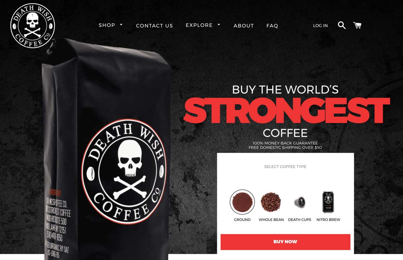 Trang chủ Death Wish Coffee