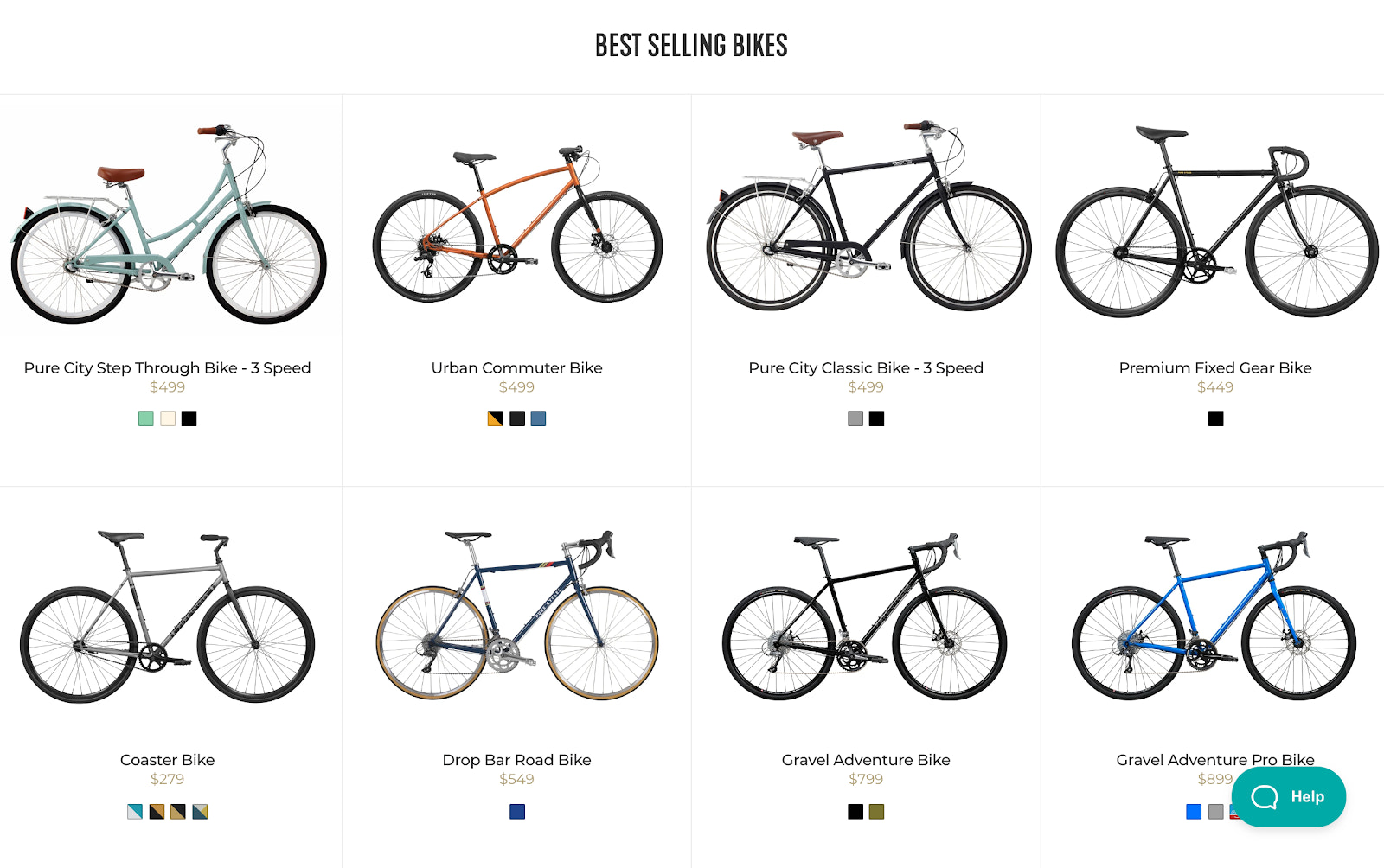Trang web Pure Cycles