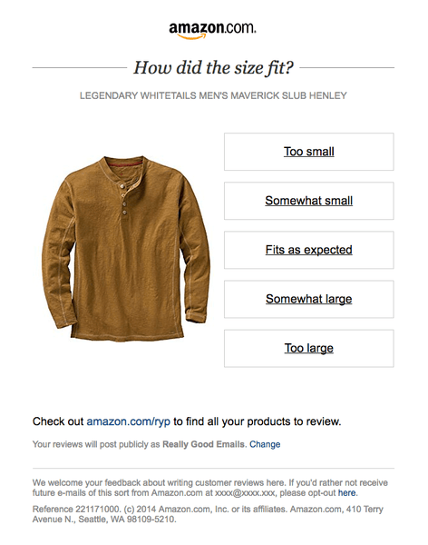 Thông tin liên lạc sau khi mua hàng, Amazon |  Blog bán lẻ của Shopify
