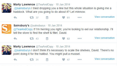 Sainsbury Twitter dịch vụ khách hàng |  Blog bán lẻ của Shopify