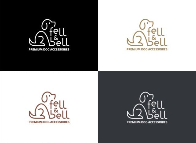 Thiết kế logo phụ kiện chó Fell & Bell