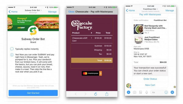 Chatbots để bán lẻ, Subway và FreshDirect |  Blog bán lẻ của Shopify