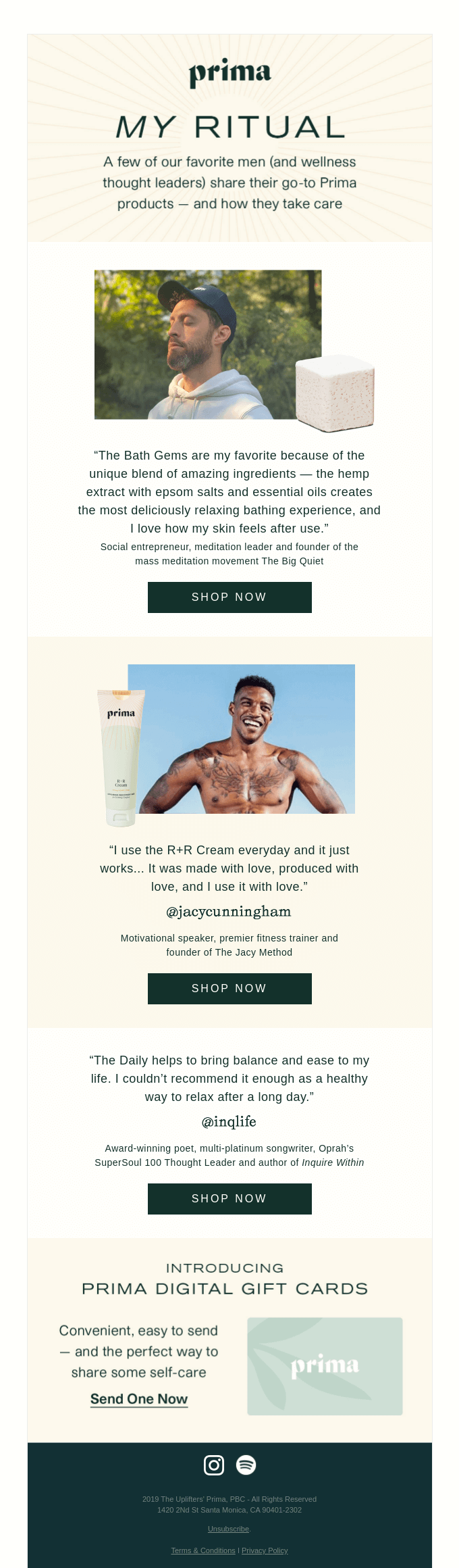 Ví dụ về xu hướng email 2022