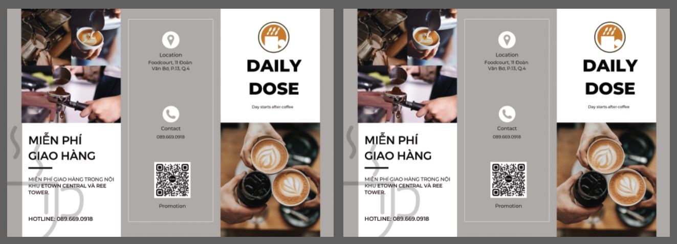 In tờ rơi thông dụng khổ A5 150gsm 2 mặt 3 in to roi kho a5 ngang