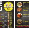 In ấn menu cho quán ăn